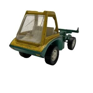 Vintage 1969 Hubley Log Truck Gabriel Industries Inc 1911 Pressed Steel Green 7"